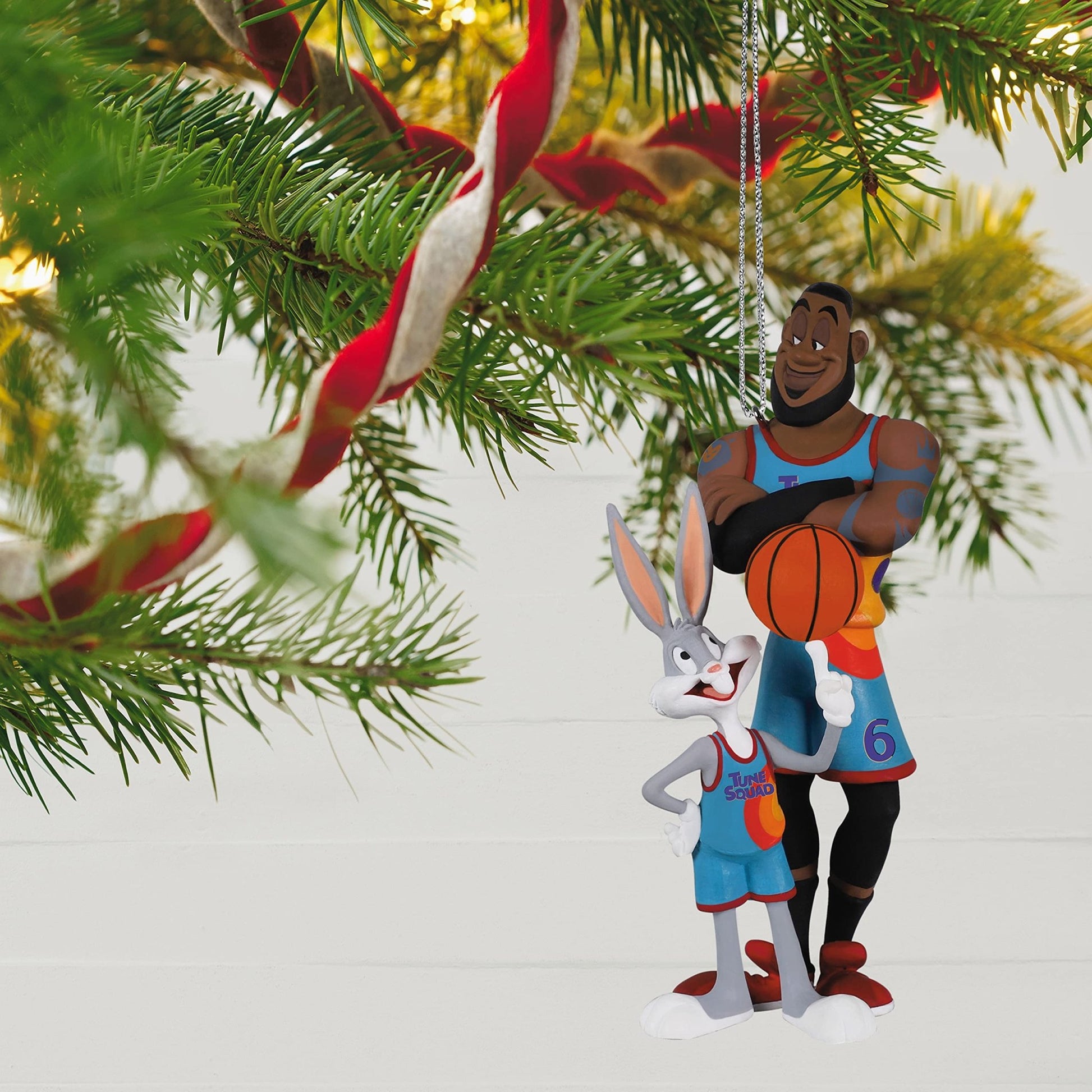 Lebron James and Bugs Bunny, Space Jam: A New Legacy, 2021 Keepsake Ornament