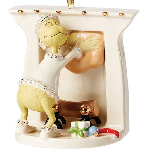 Lenox 2021 Gift Stealing Grinch Ornament