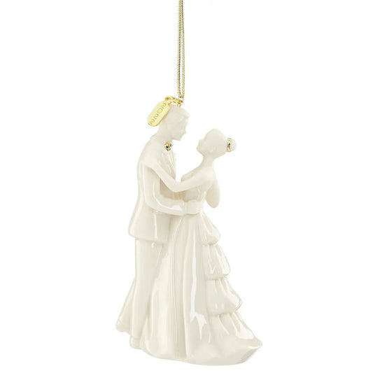 Lenox 2022 Bride and Groom Ornament