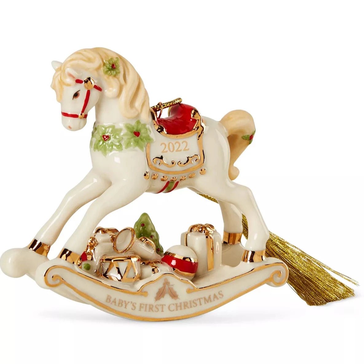 Lenox 2022 Vintage Rocking Horse Ornament