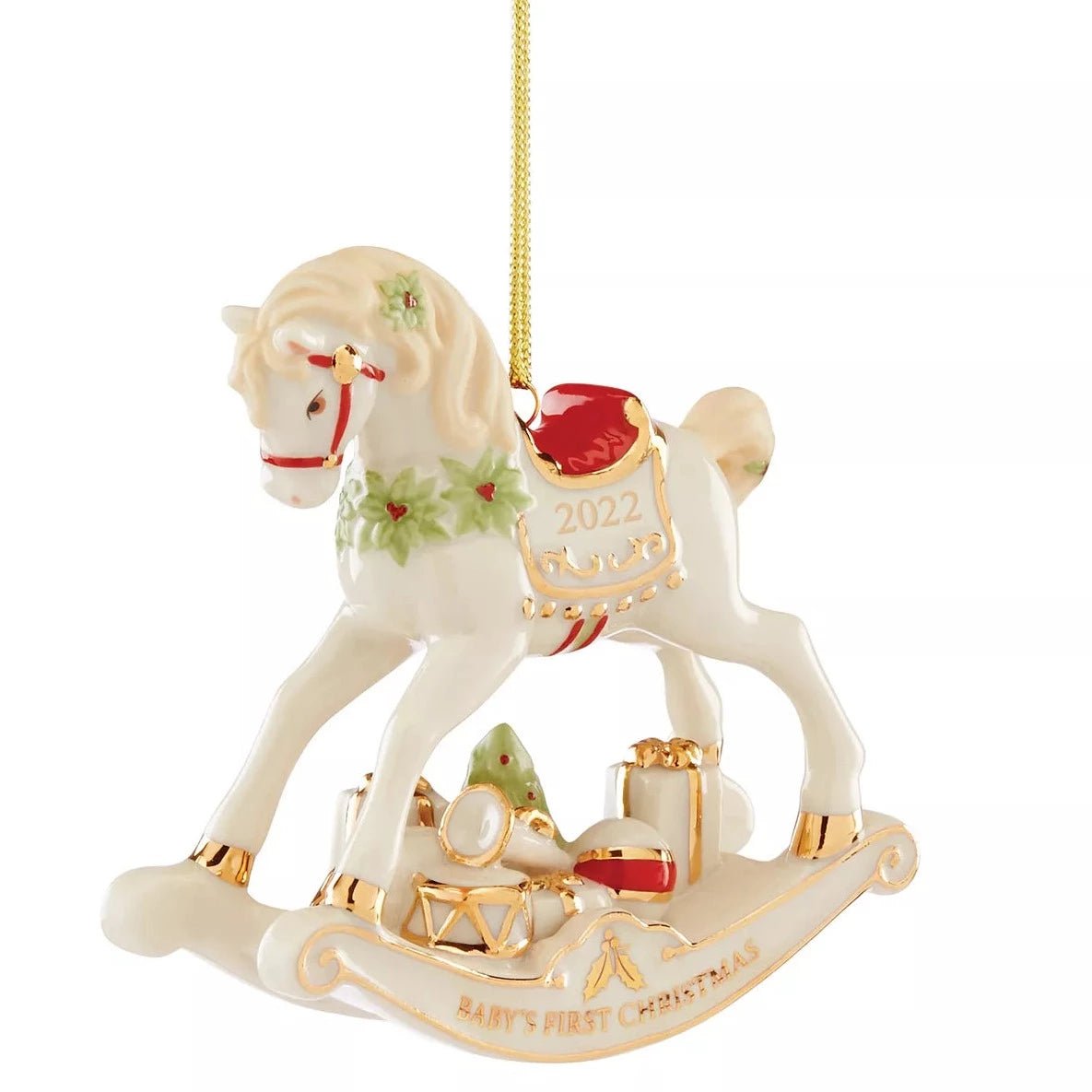 Lenox 2022 Vintage Rocking Horse Ornament