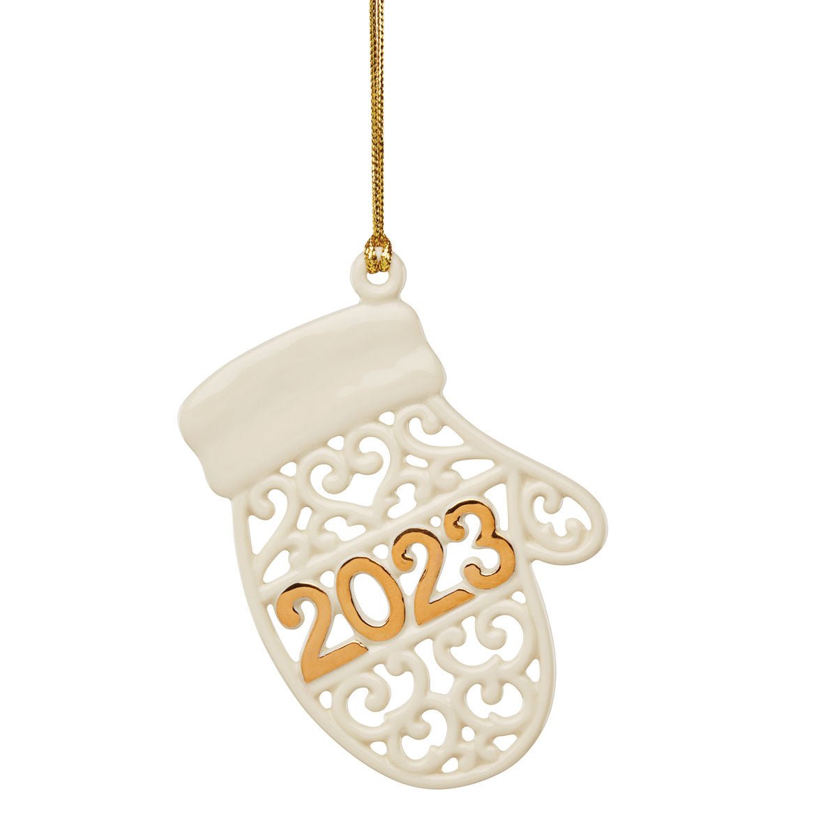 Lenox 2023 A Year to Remember Mitten Ornament