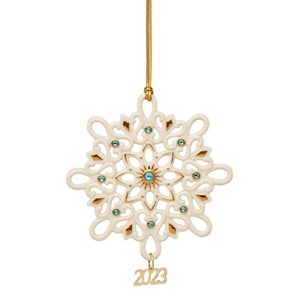 Lenox 2023 Annual Gemmed Snowflake Ornament