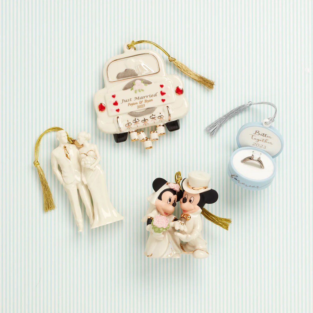 Lenox 2023 Bride and Groom Ornament