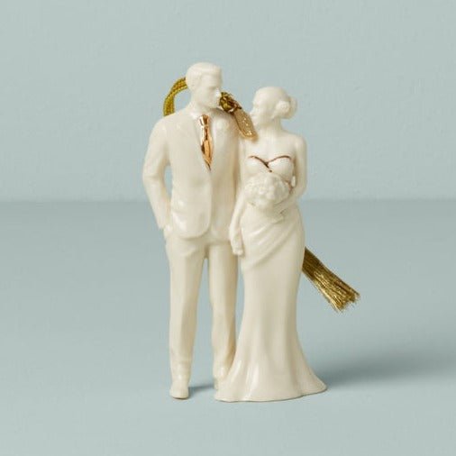 Lenox 2023 Bride and Groom Ornament