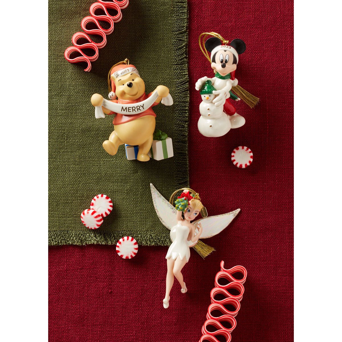Lenox 2023 Disney Tinker Bell Mistletoe Ornament