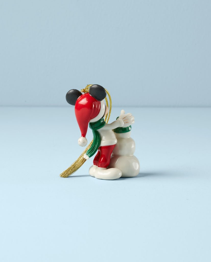 Lenox 2023 Mickey & Snowman Ornament