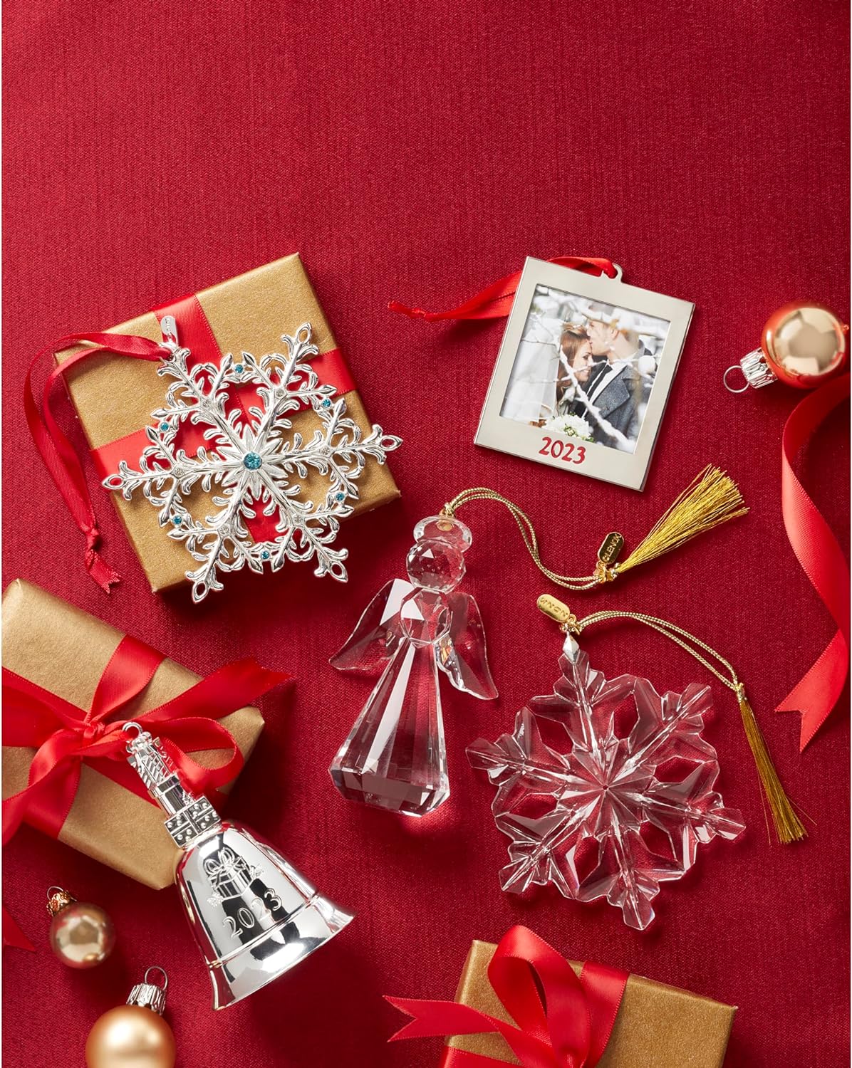 Lenox 2023 Musical Bell Silent Night Metal Ornament
