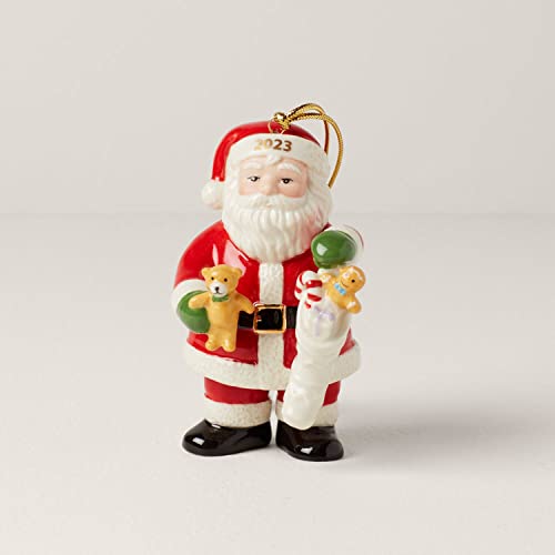 Lenox 2023 Santa and Stocking Ornament