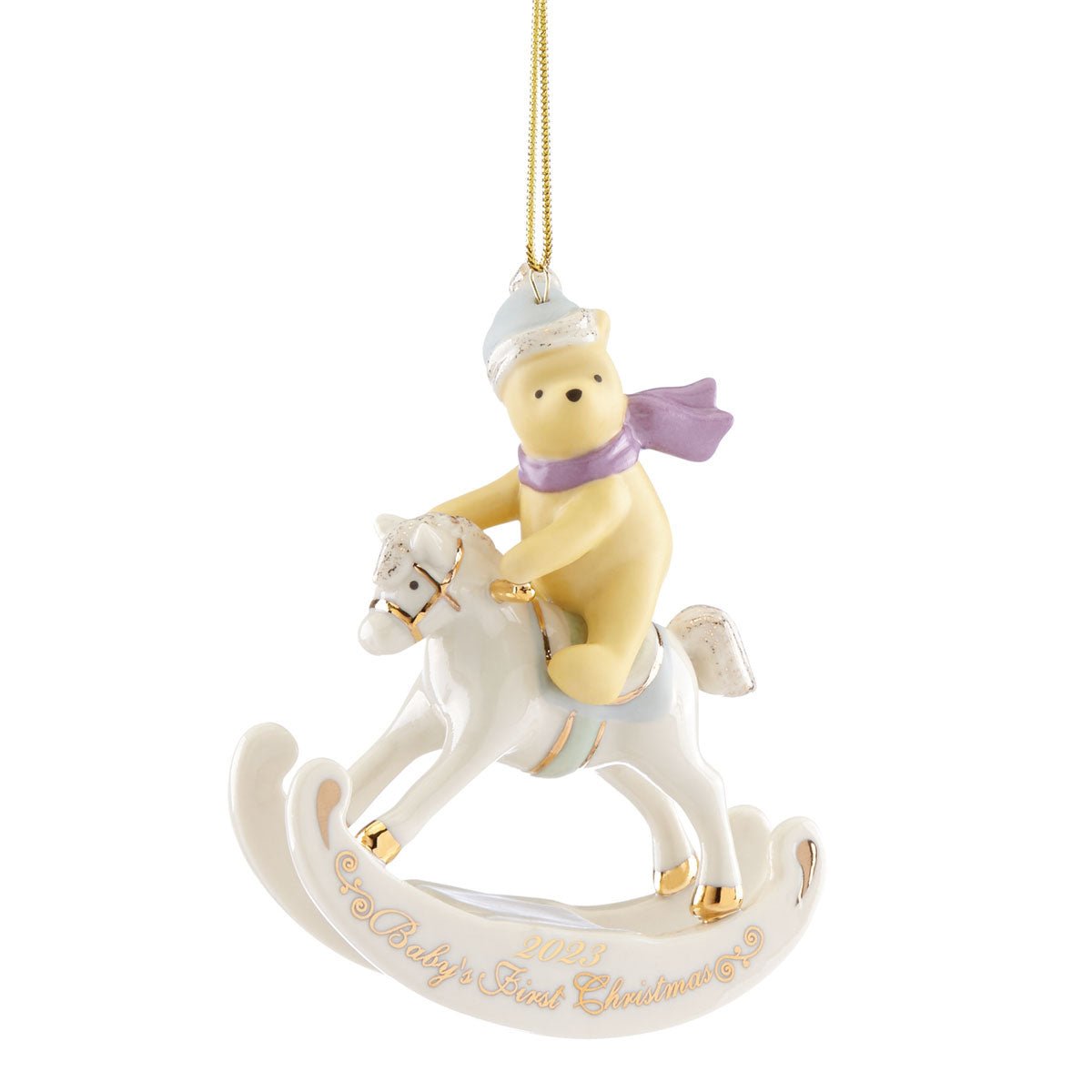 Lenox 2023 Winnie the Pooh Baby's 1st Christmas Ornament