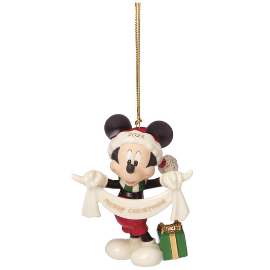 Lenox 2025 Mickey Mouse Merry Ornament