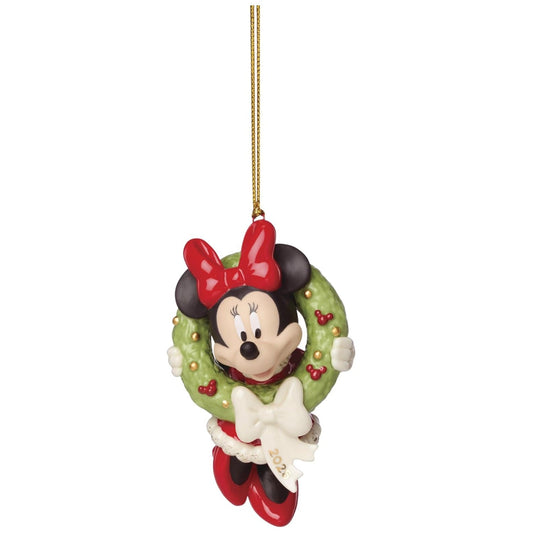 Lenox 2025 Minnie Mouse Wreath Ornament