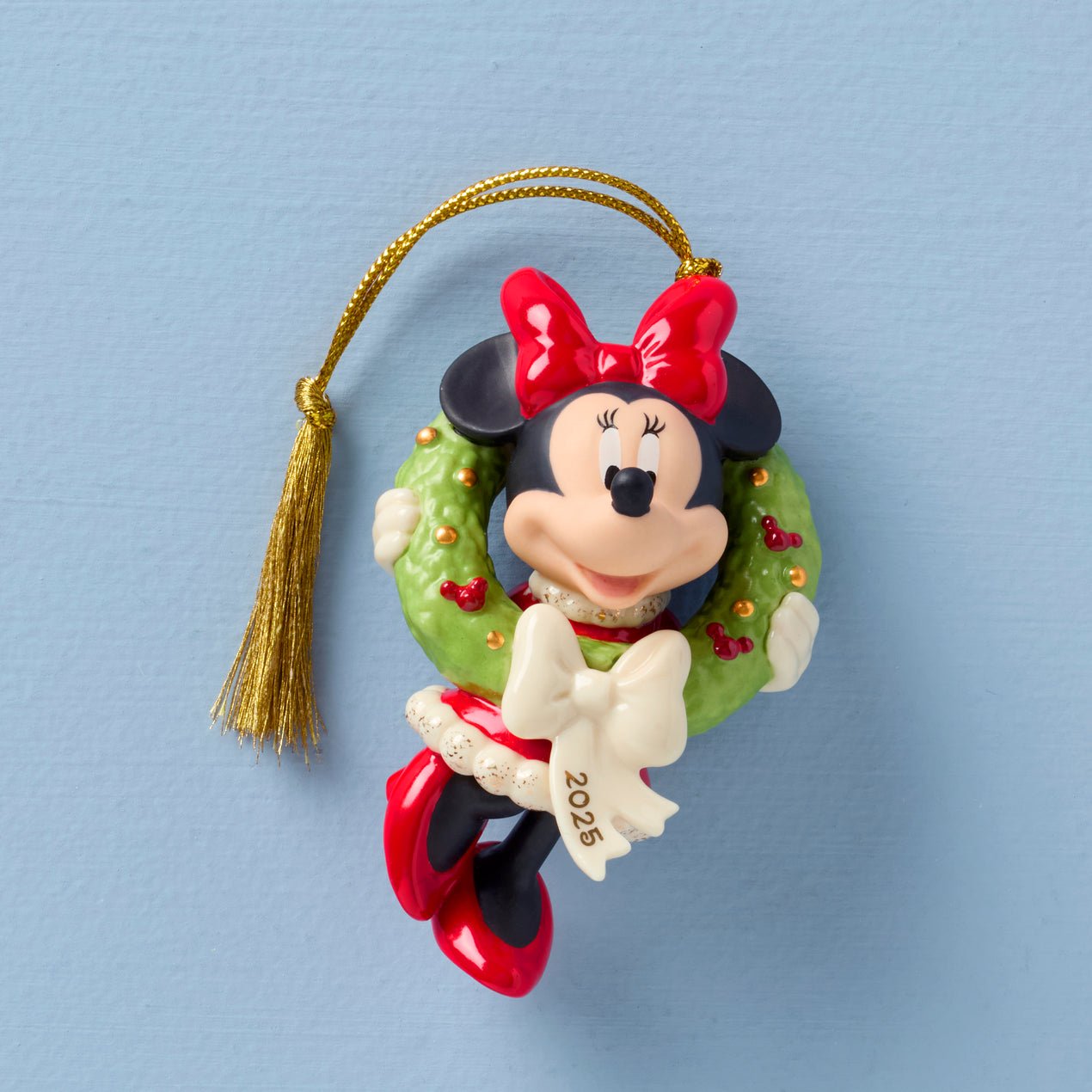 Lenox 2025 Minnie Mouse Wreath Ornament