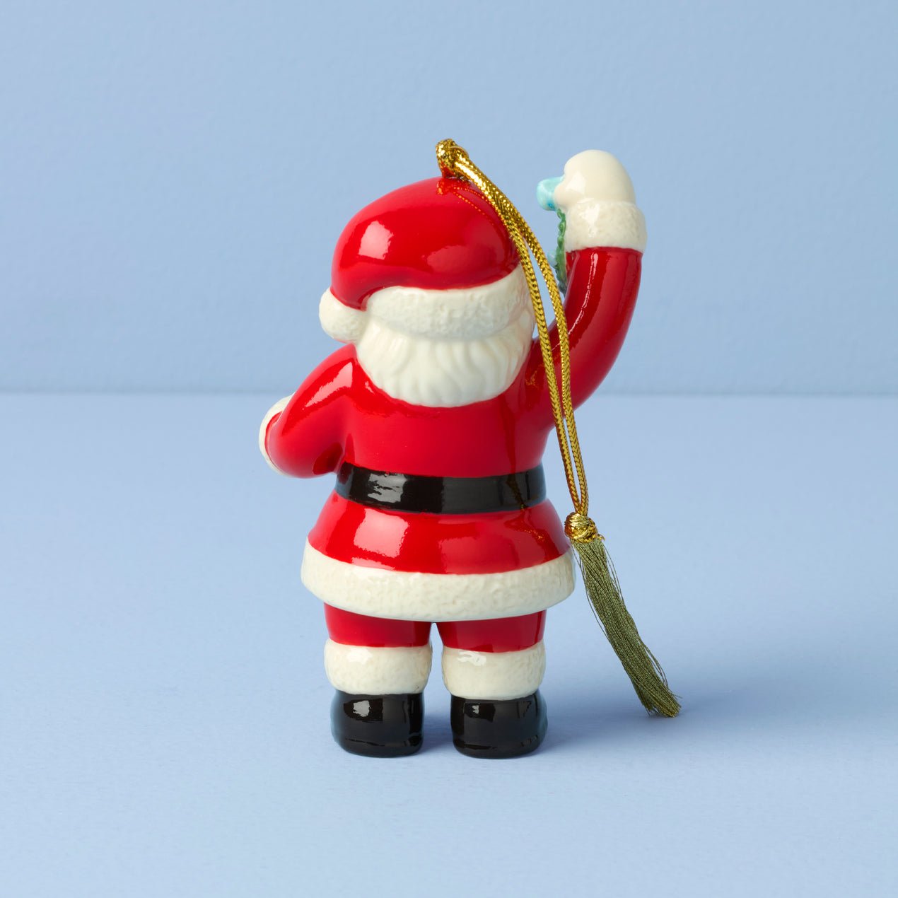 Lenox 2025 Santa With Mistletoe Ornament
