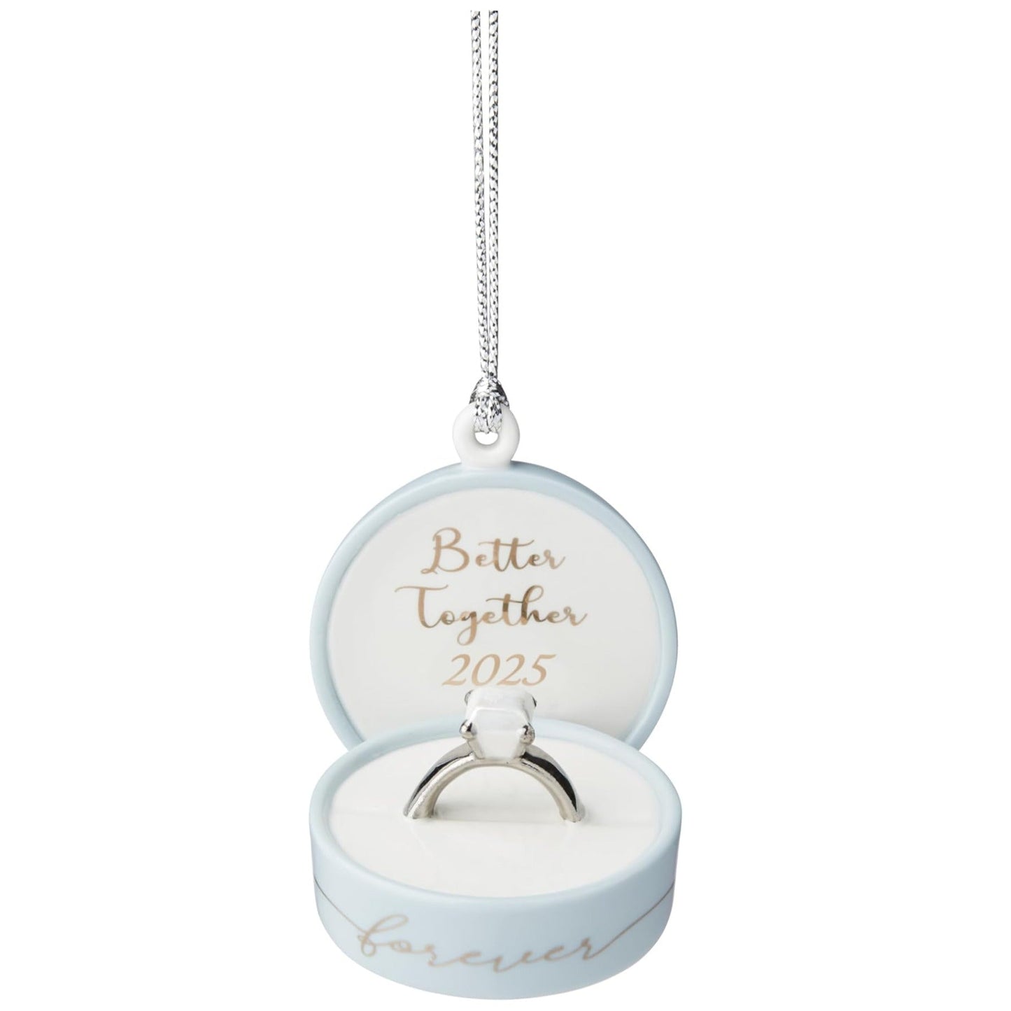 Lenox 2025 "Together Forever" Ring Box Ornament