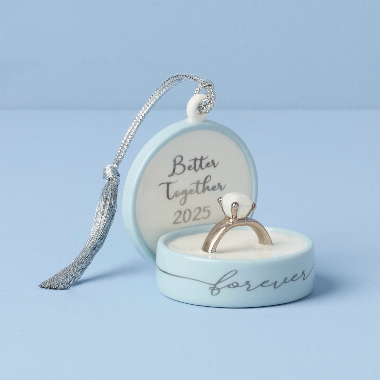 Lenox 2025 "Together Forever" Ring Box Ornament