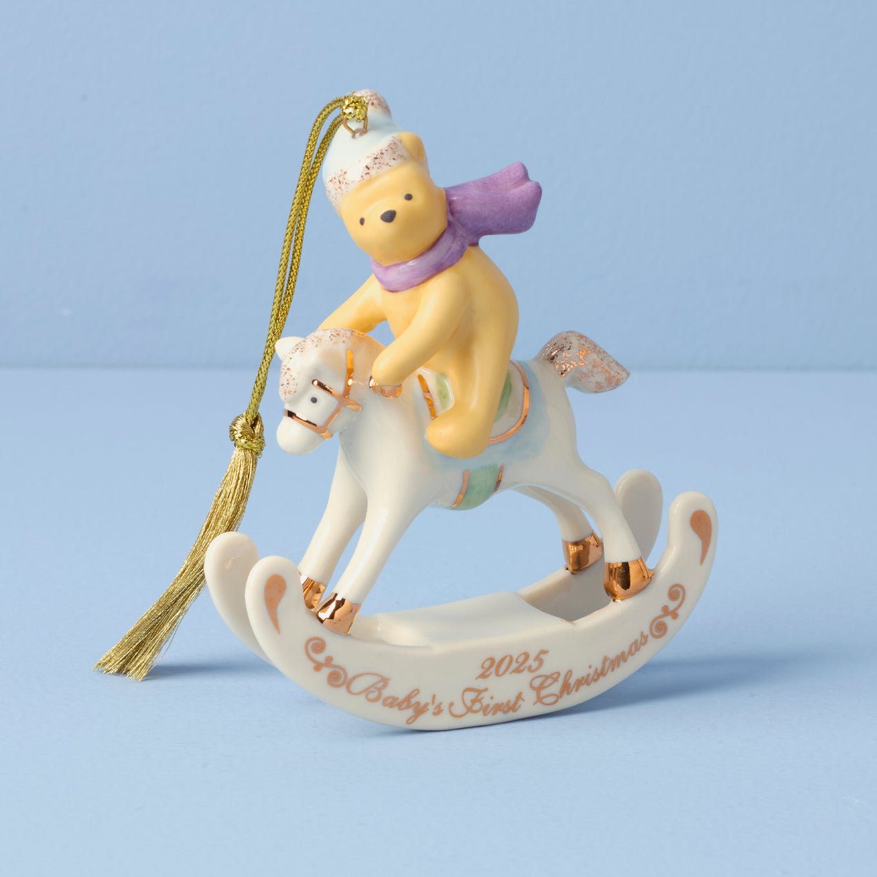 Lenox 2025 Winnie the Pooh Baby's 1st Christmas Ornament