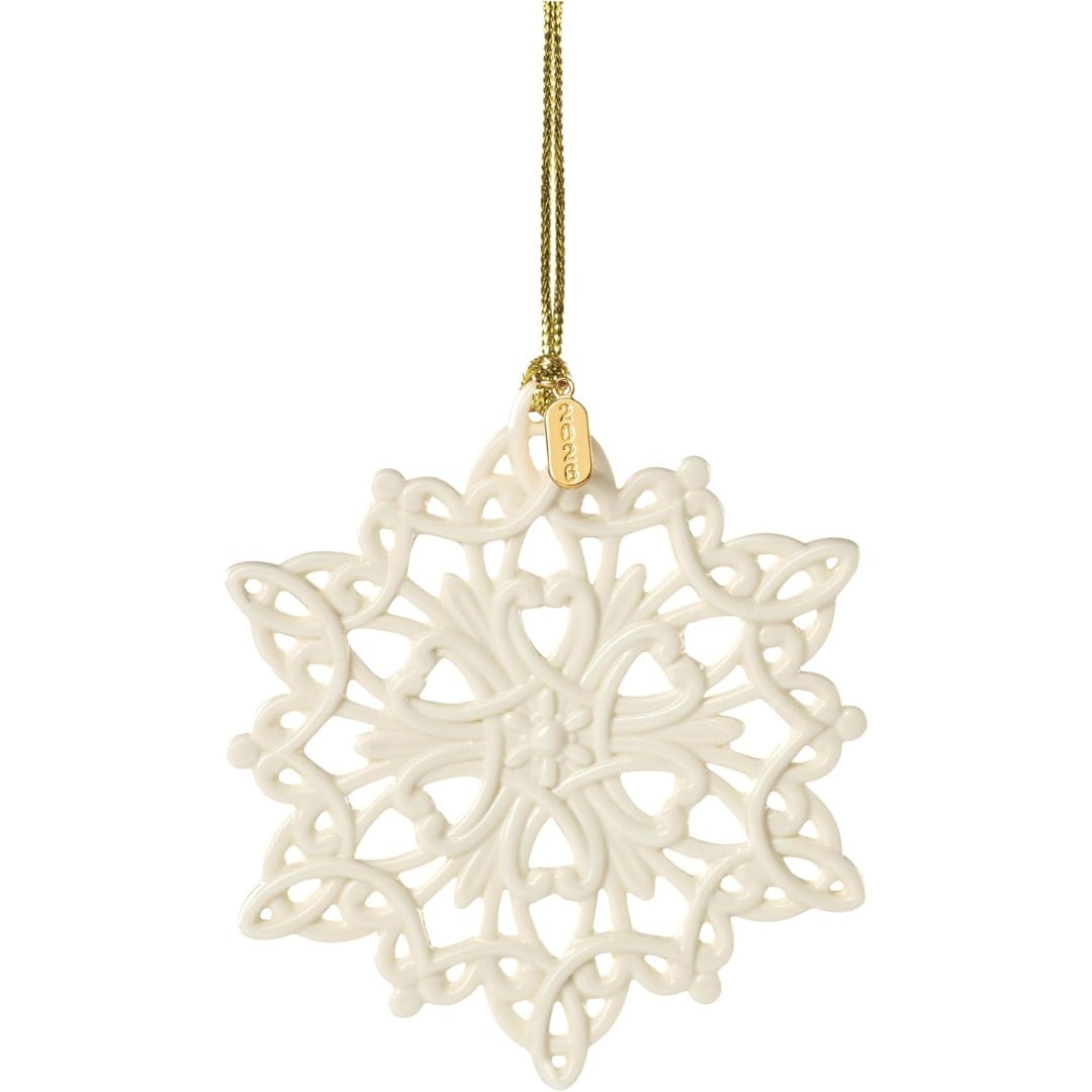 Lenox 2026 Annual Snow Fantasies Snowflake Ornament