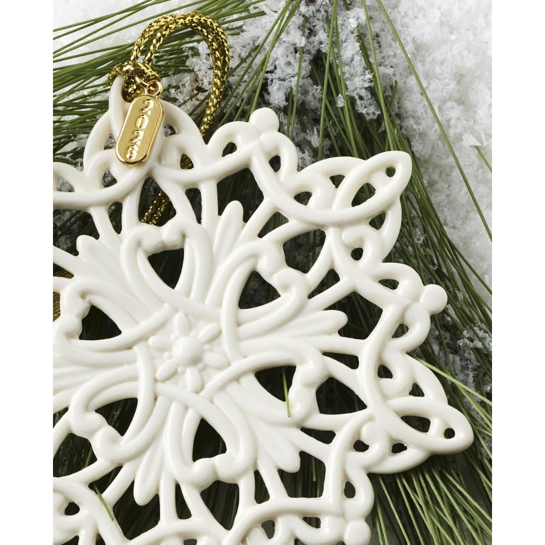 Lenox 2026 Annual Snow Fantasies Snowflake Ornament