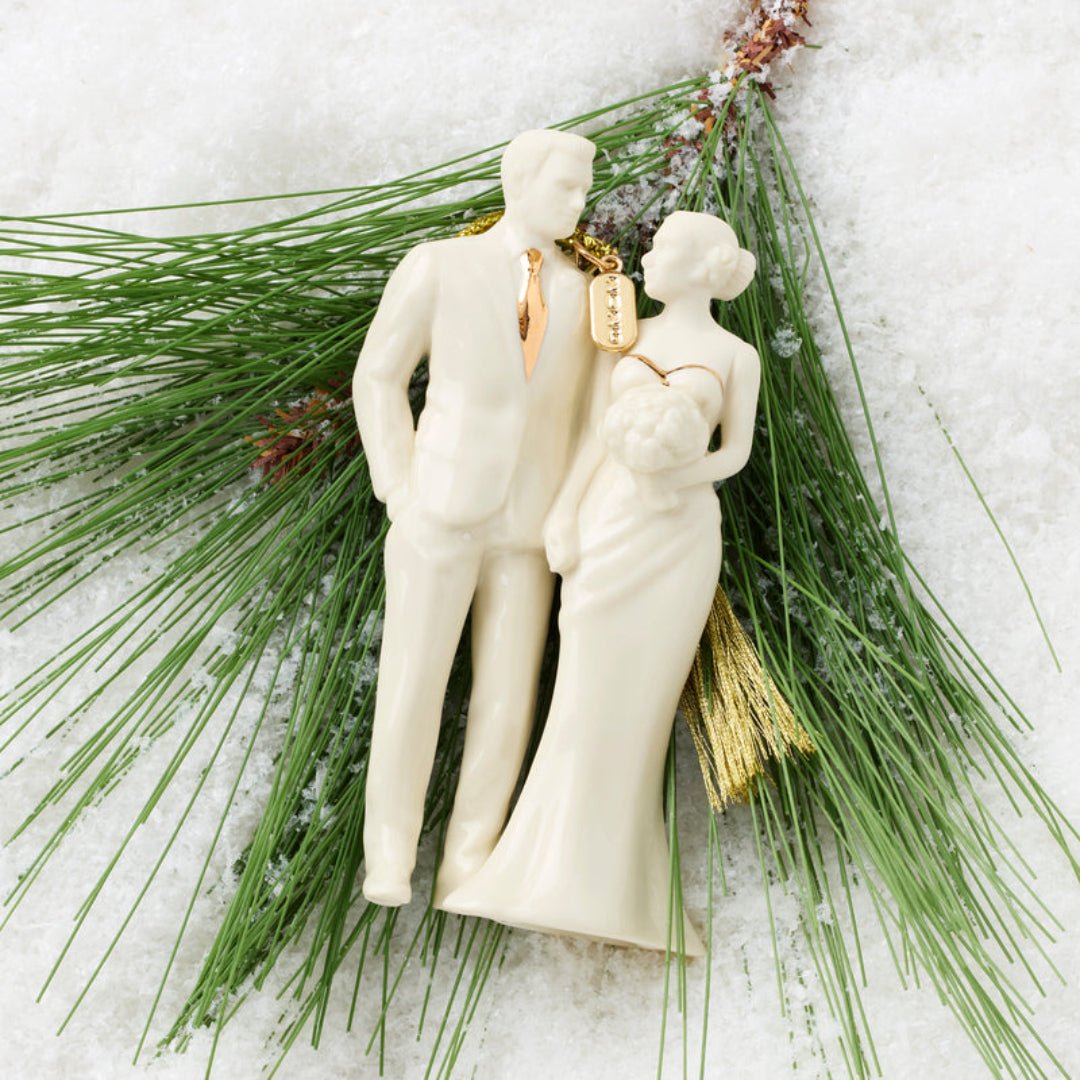 Lenox 2026 Bride & Groom Ornament