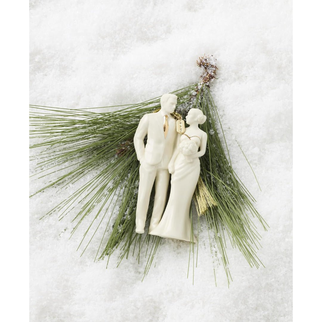 Lenox 2026 Bride & Groom Ornament