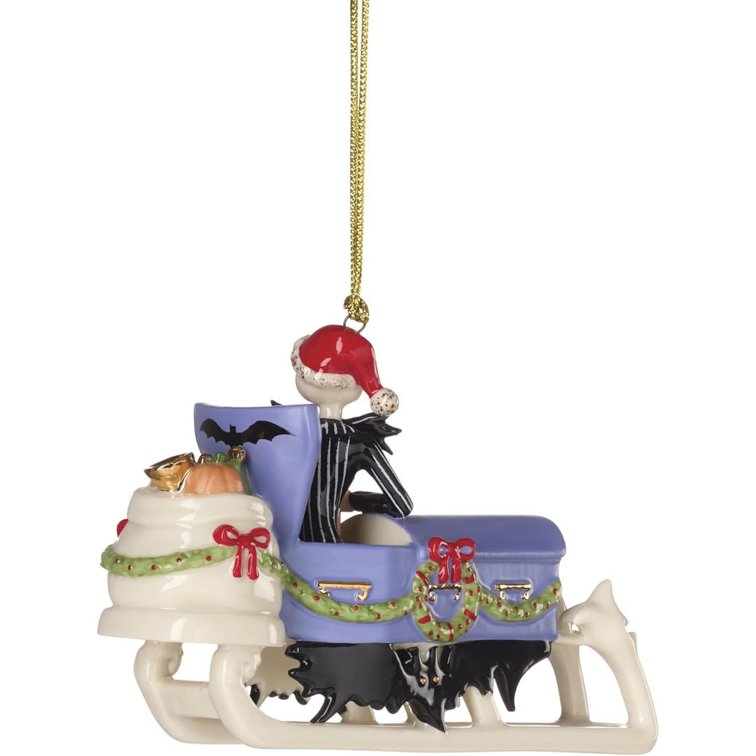Lenox 2026 Jack Skellington Sledding Ornament