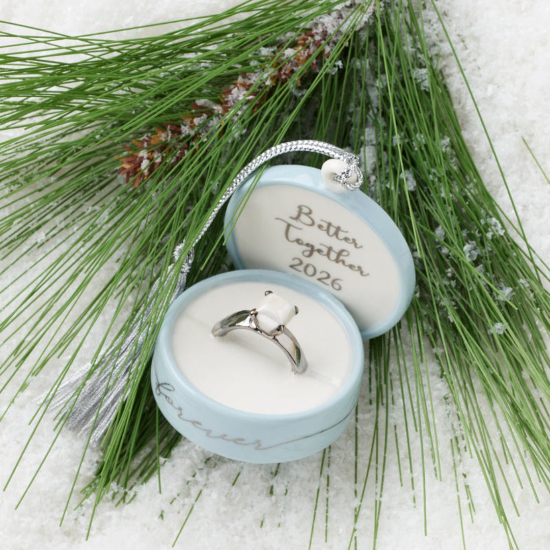 Lenox 2026 Together Forever Ring Box Ornament