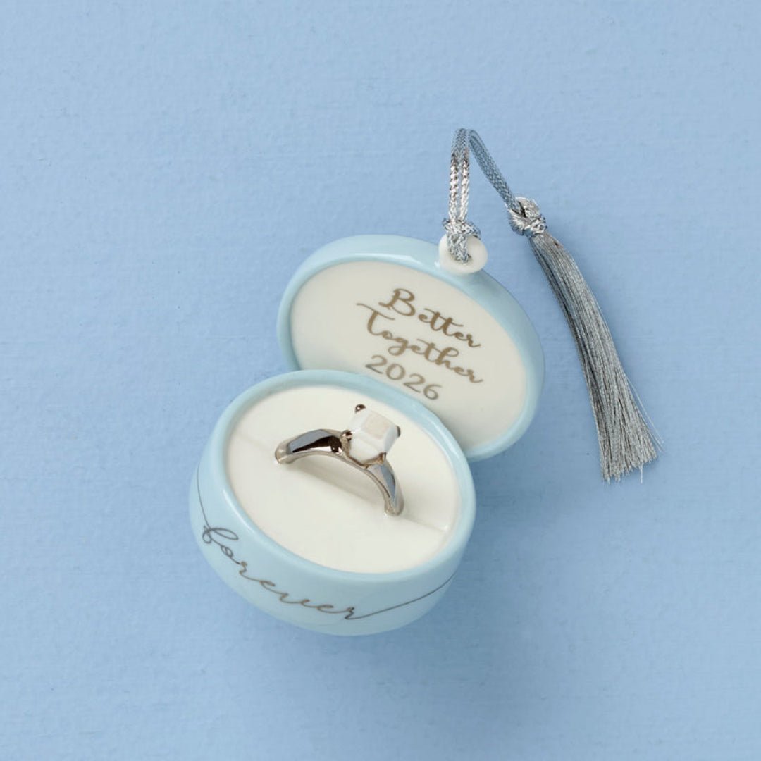 Lenox 2026 Together Forever Ring Box Ornament