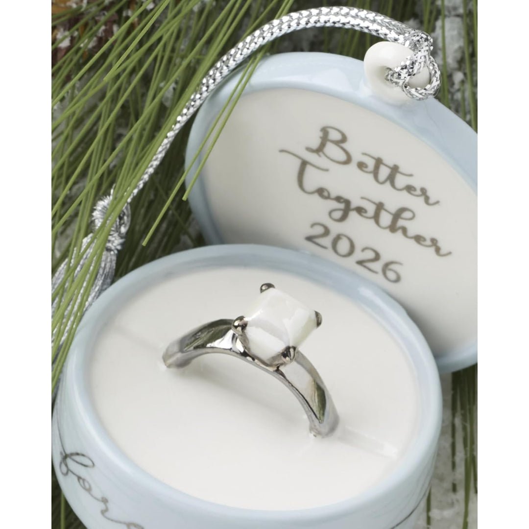 Lenox 2026 Together Forever Ring Box Ornament