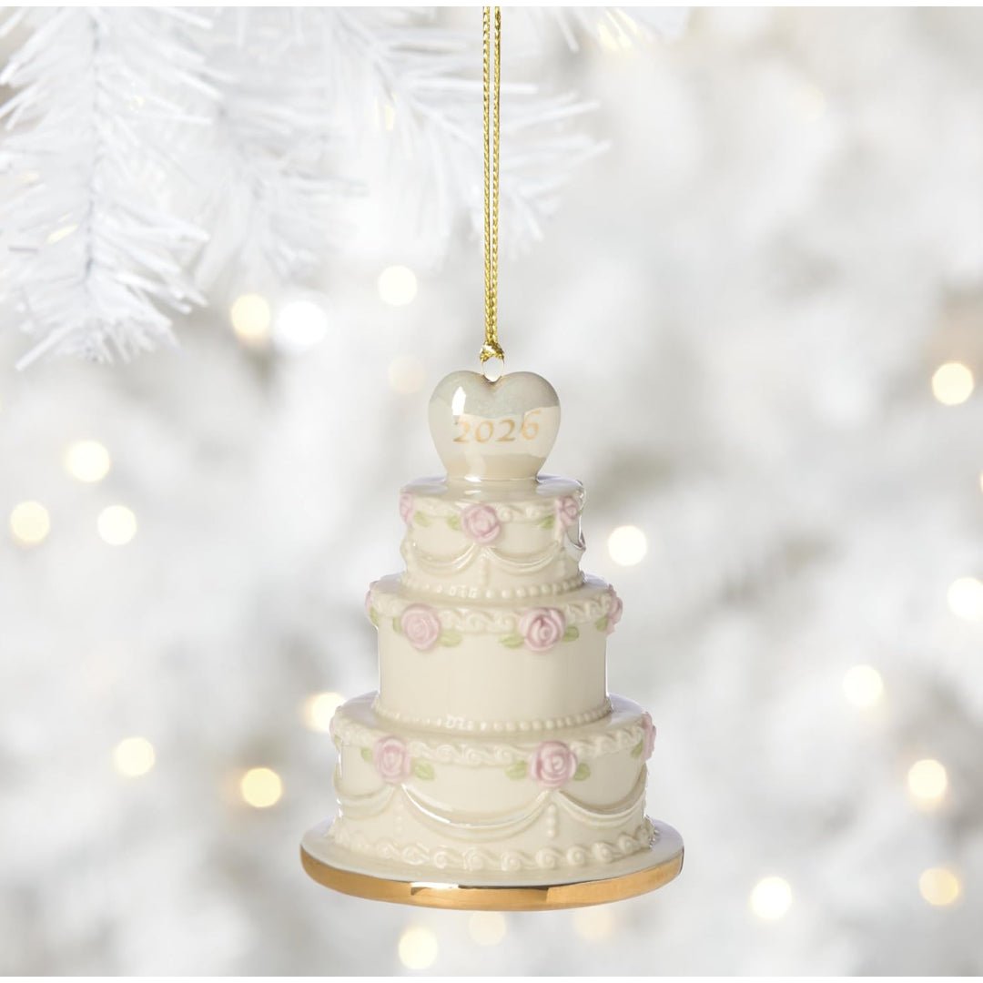 Lenox 2026 Wedding Cake Ornament
