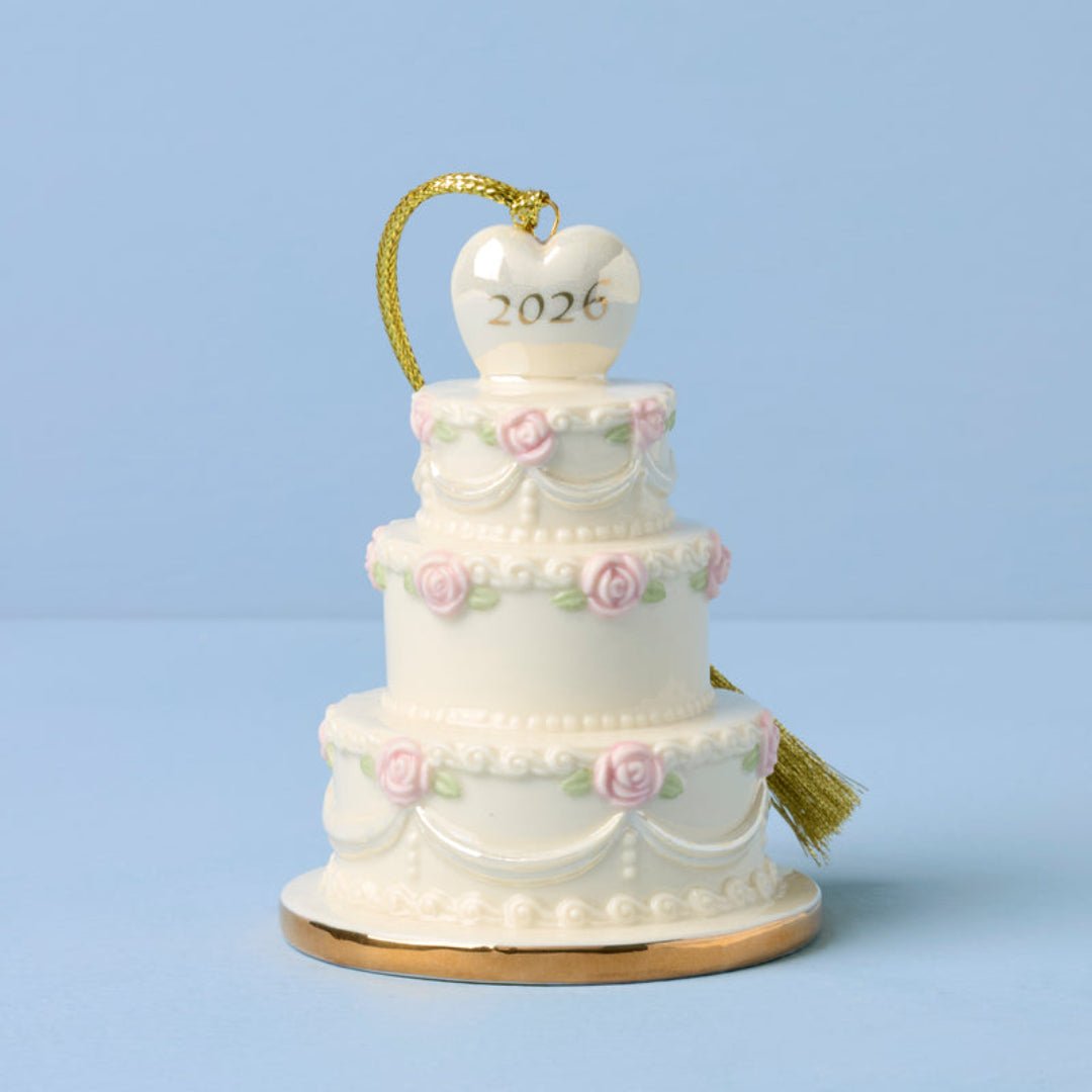 Lenox 2026 Wedding Cake Ornament