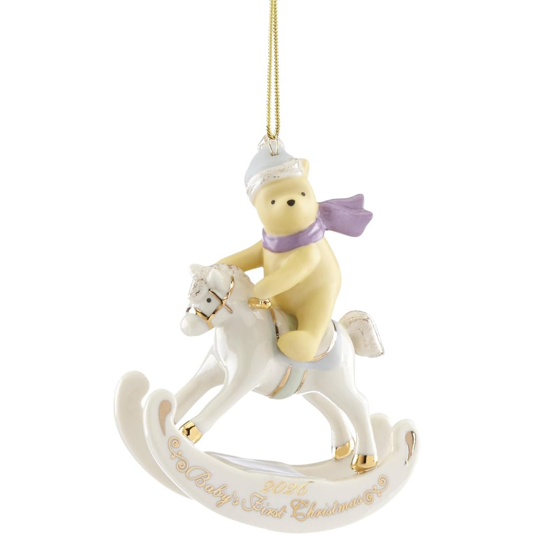 Lenox 2026 Winnie the Pooh Baby's 1st Christmas Ornament