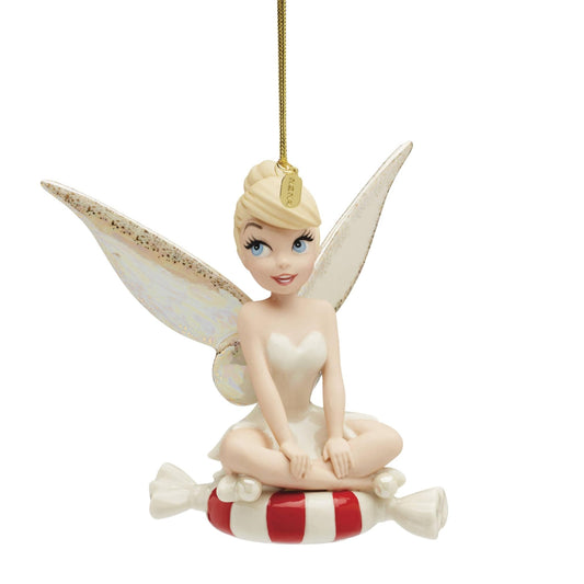 Lenox 895774 2024 Tinker Bell On Peppermint Ornament