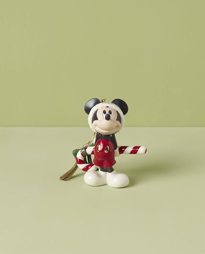 Lenox 895791 2024 Mickey Mouse with Candy Cane Ornament