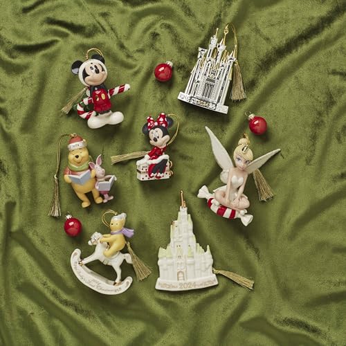 Lenox 895791 2024 Mickey Mouse with Candy Cane Ornament