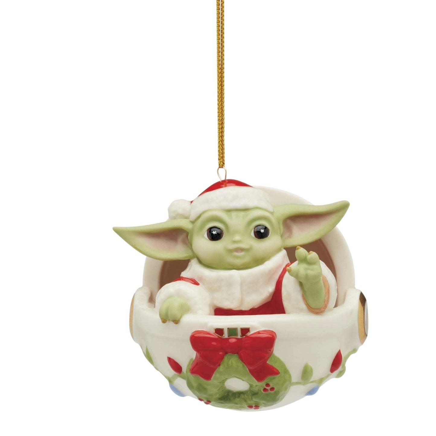 Lenox 895920 Grogu's Holiday Hover Pram Ornament