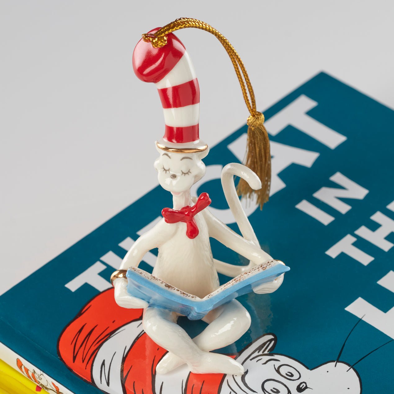 Lenox Cat in The Hat Ornament