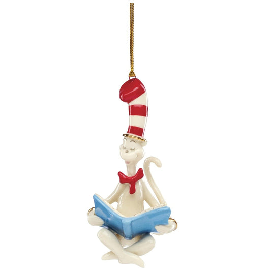 Lenox Cat in The Hat Ornament