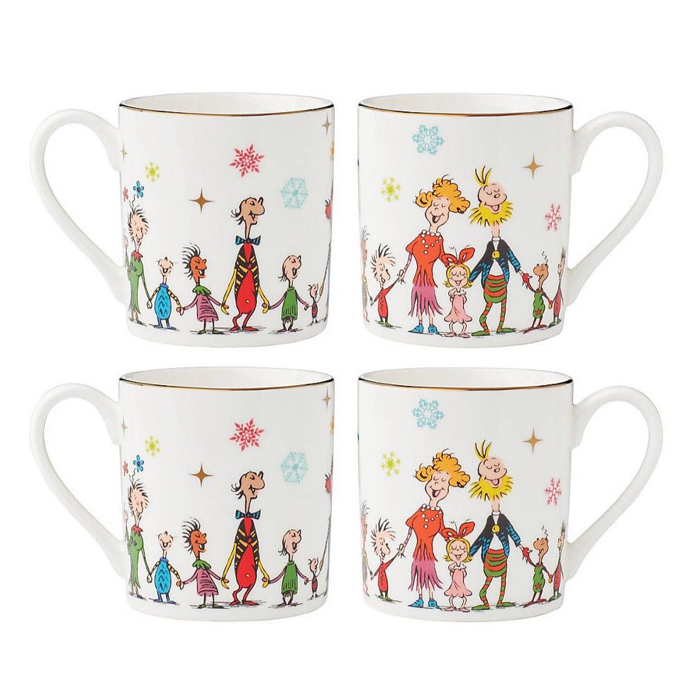 Lenox China Merry Grinchmas Mugs (Set of 4)
