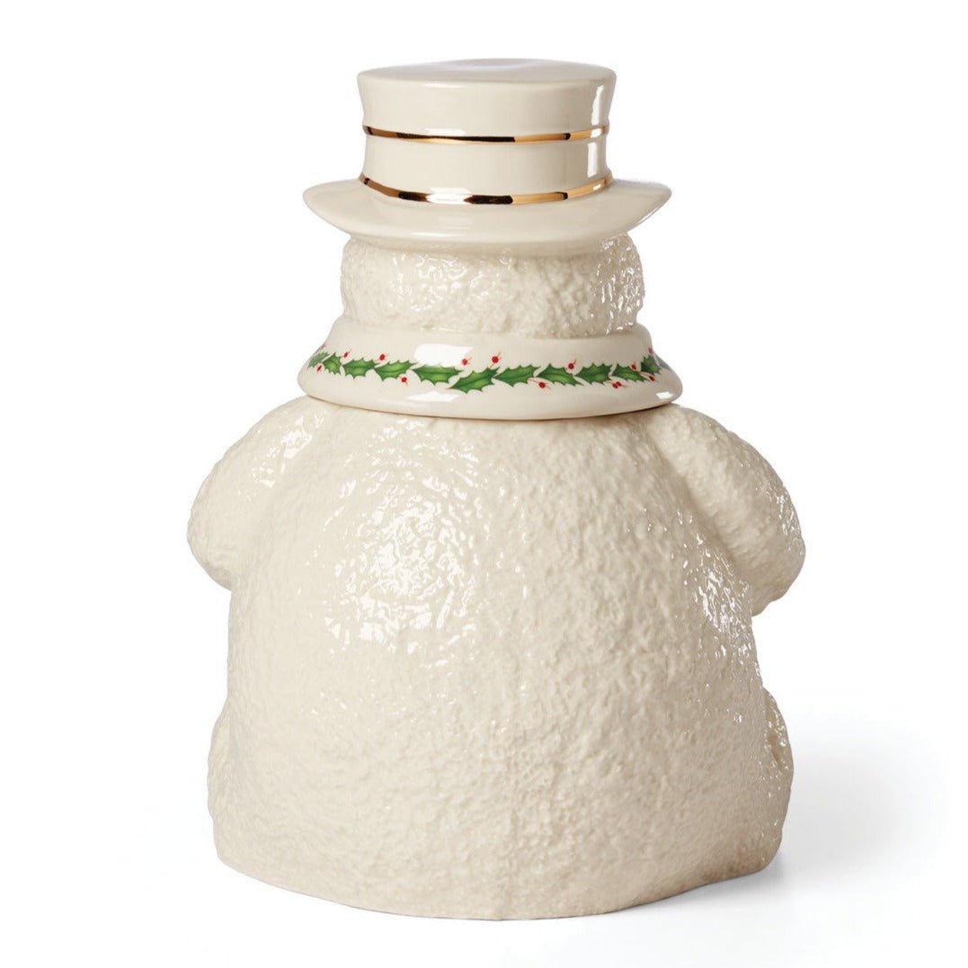 Lenox Snowman fashion Cookie Jar