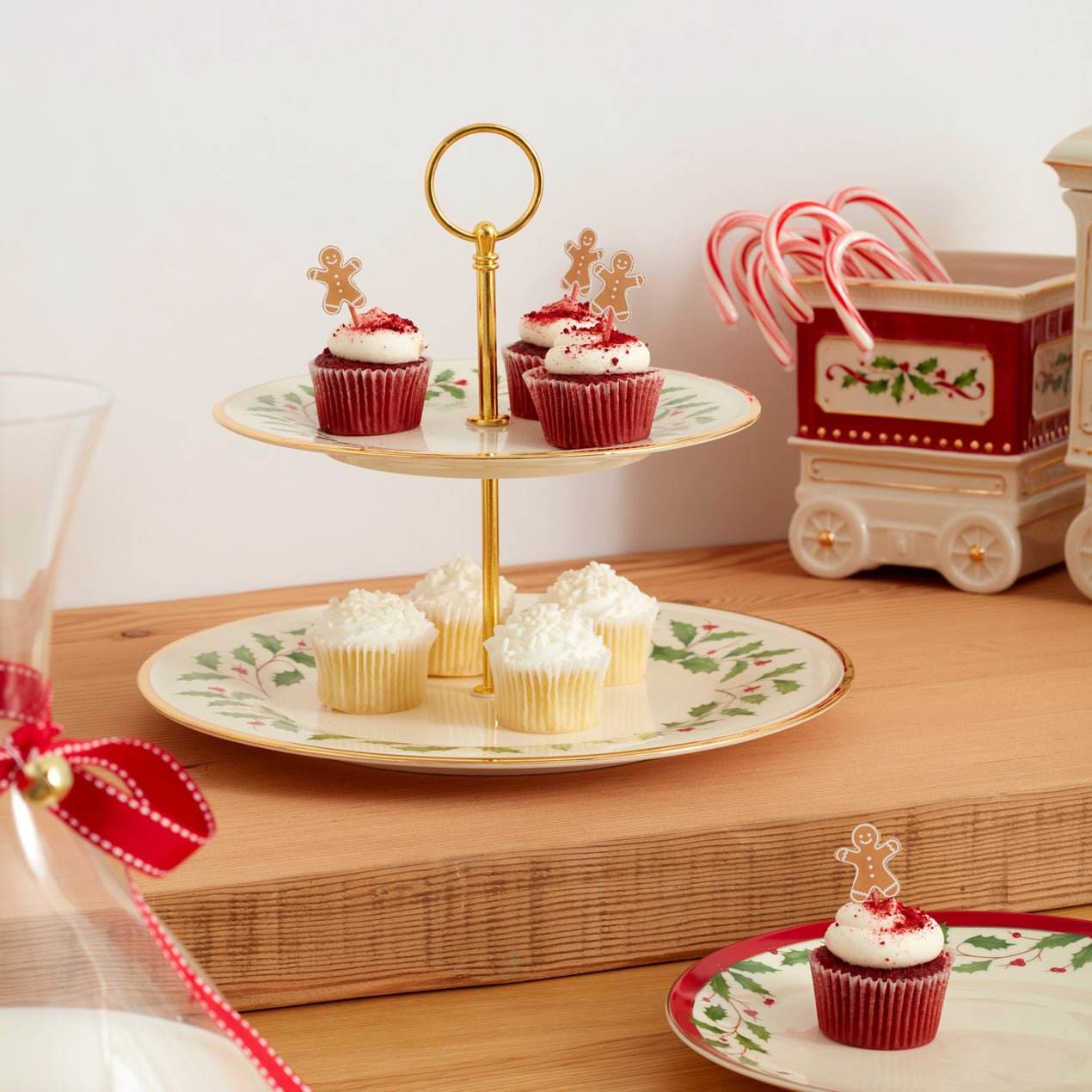 Lenox Holiday 2-Tiered Server