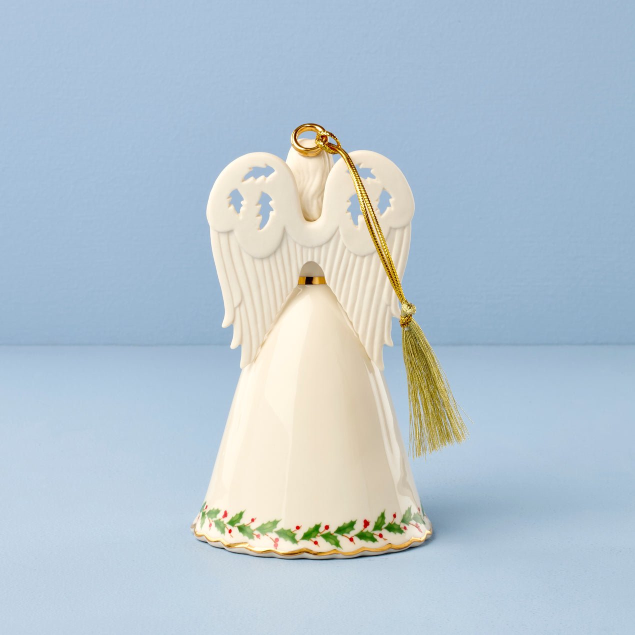 Lenox Holiday Angel Bell with Hymns Ornament
