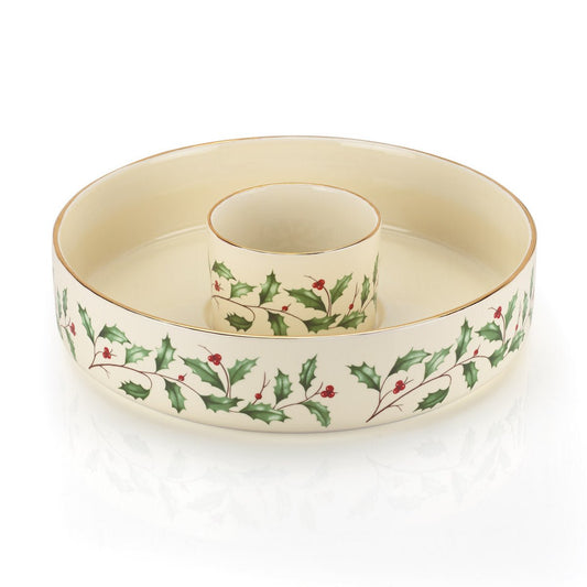 Lenox Holiday Chip & Dip Set