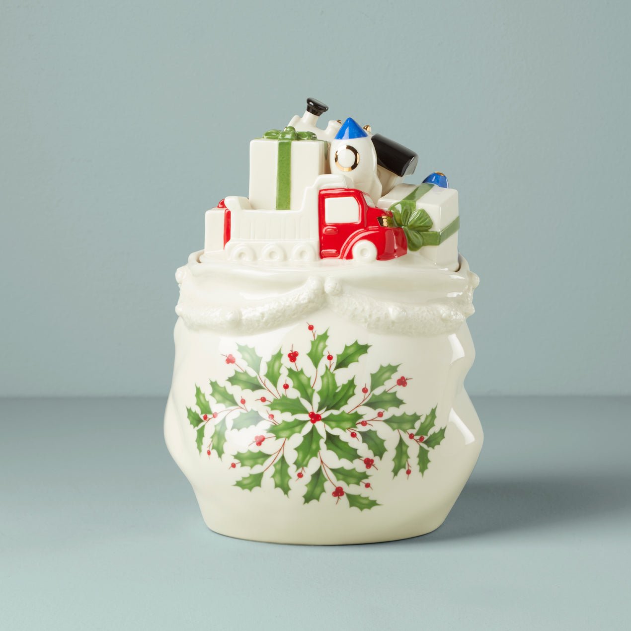 Lenox Holiday Figural Cookie Jar