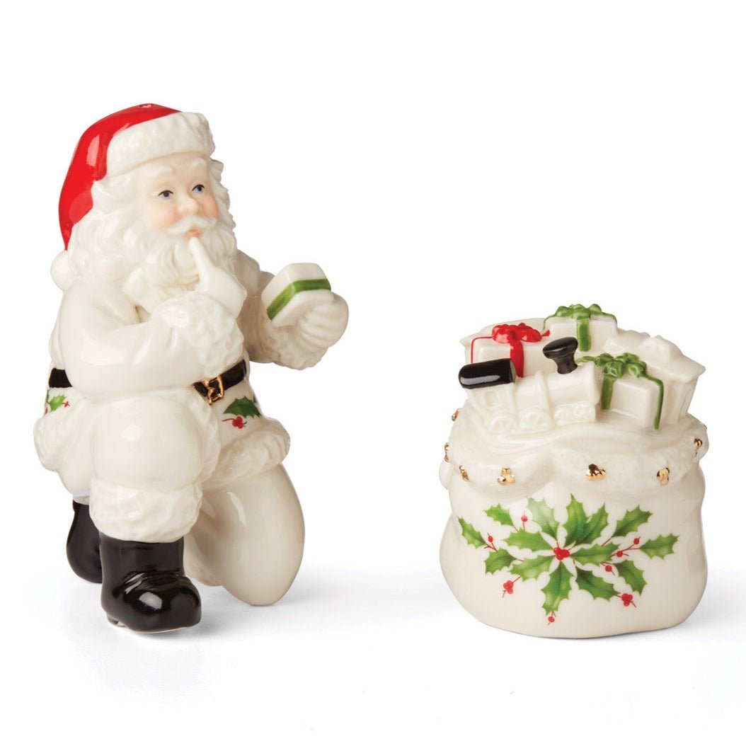 Lenox Holiday Figural Salt & Pepper Set