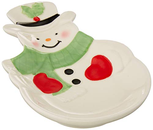 Lenox Holiday Snowman Spoon Rest