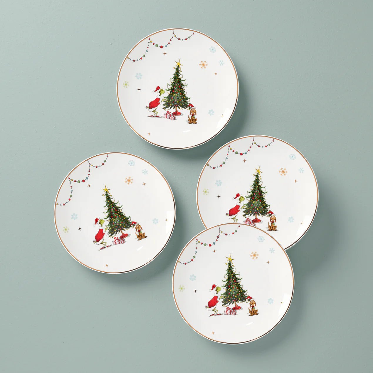 Lenox Merry Grinchmas Dinner Plates (Set of 4)