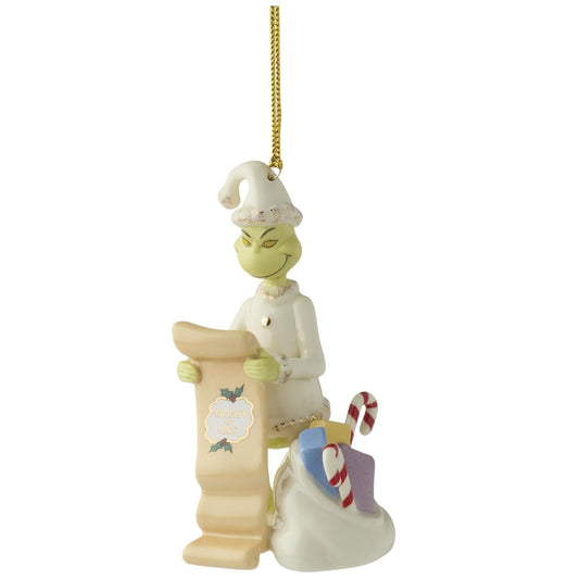 Lenox The Grinch's List Ornament