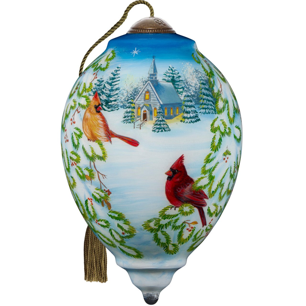 Let Heaven And Nature Sing Cardinal Ne'Qwa Ornament