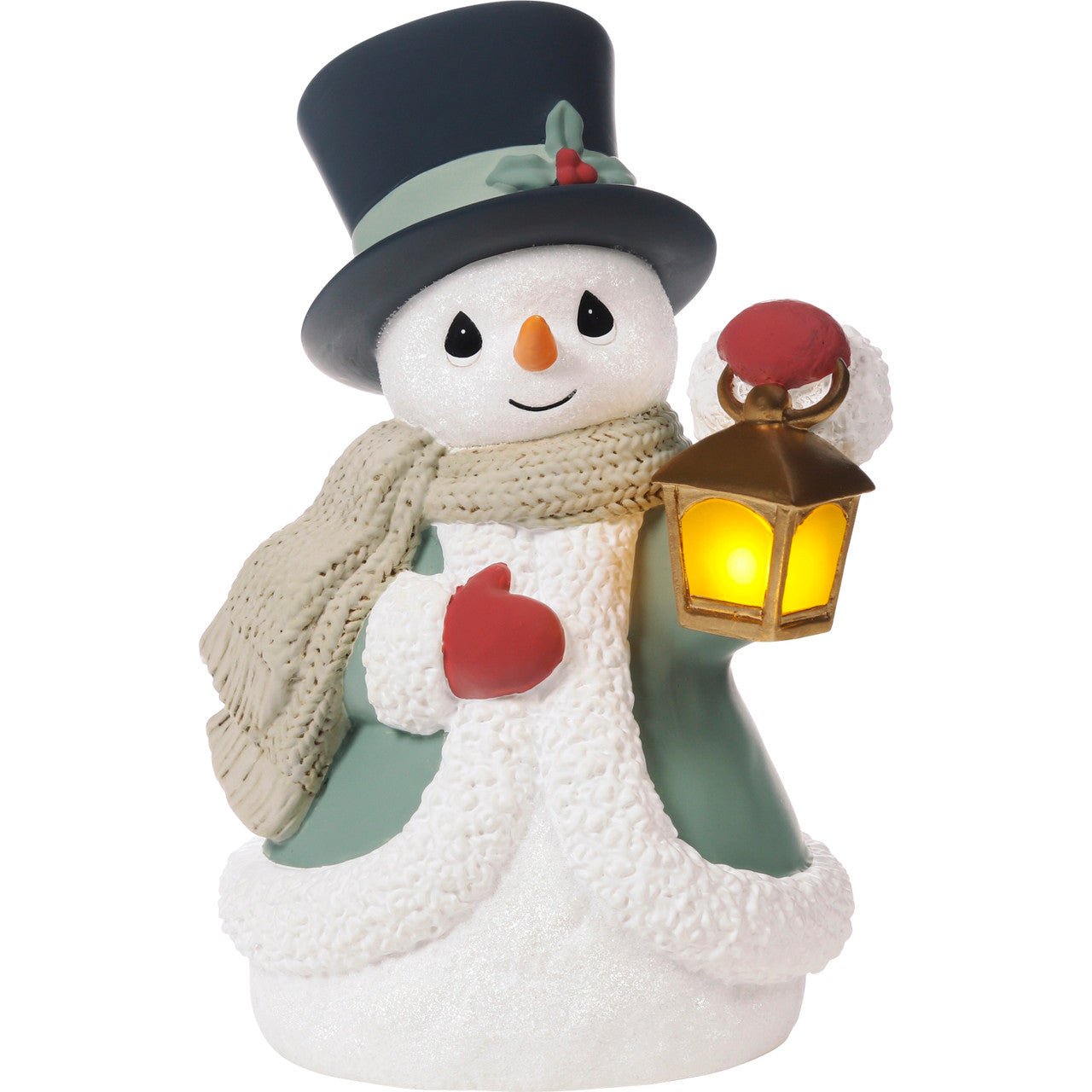 Let It Snow LED Musical Snowman Holding Lantern